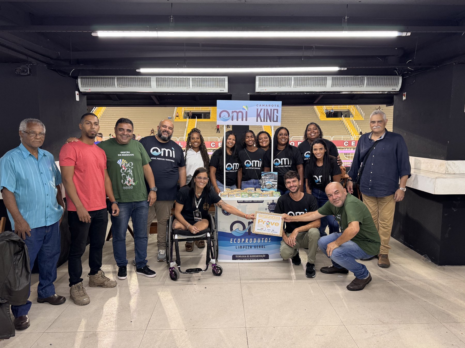 Registro da operação ambiental do Projeto Omìayê no Carnaval 2026 (IMG 1208)